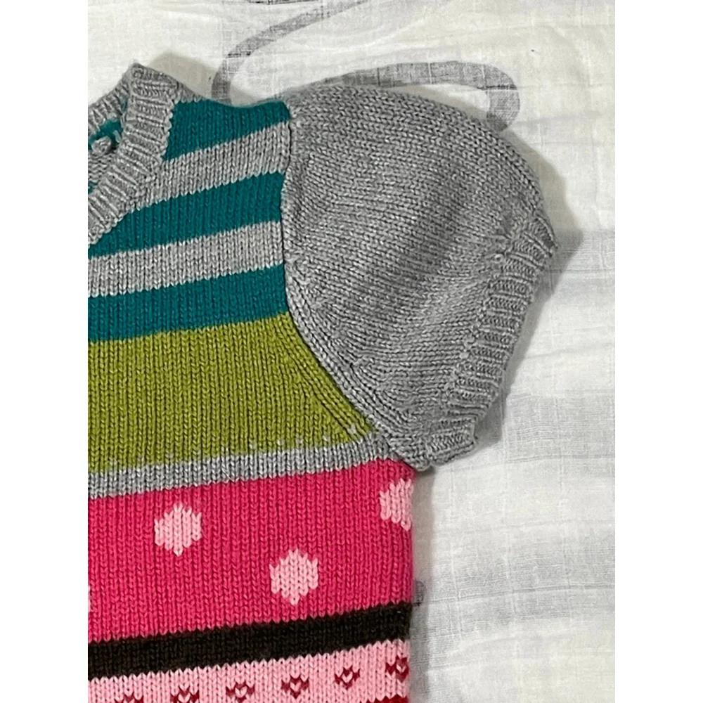 Girls Crazy 8 striped 24 months sweater dress